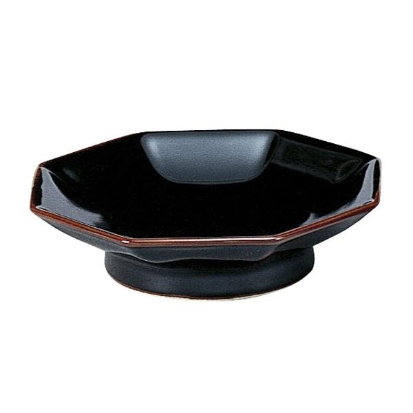 うるし天目 ６．５八角高台（19.6cm） 中華食器 業務用 チャーハン 日本製