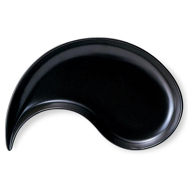 組皿シリーズ 26cmくじらプレート 黒マット 黒い食器 cafe カフェ 食器 業務用 日本製