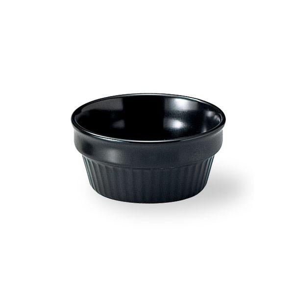 組皿シリーズ ３”スフレー（7.9cmココット） 黒マット 黒い食器 cafe カフェ 食器 業務用...