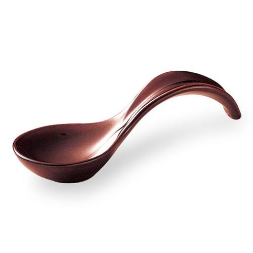 ガーニッシュ 11cmリーフボール アメ cafe カフェ 食器 業務用 アミューズスプーン 日本製