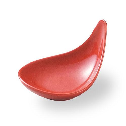ガーニッシュ 8cmドロップボール 赤 cafe カフェ 食器 業務用 アミューズスプーン 日本製