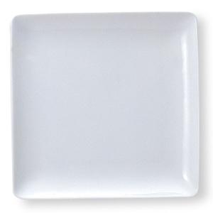 スクエア 角皿 20cm四角皿 白い食器 cafe カフェ 食器 業務用 日本製