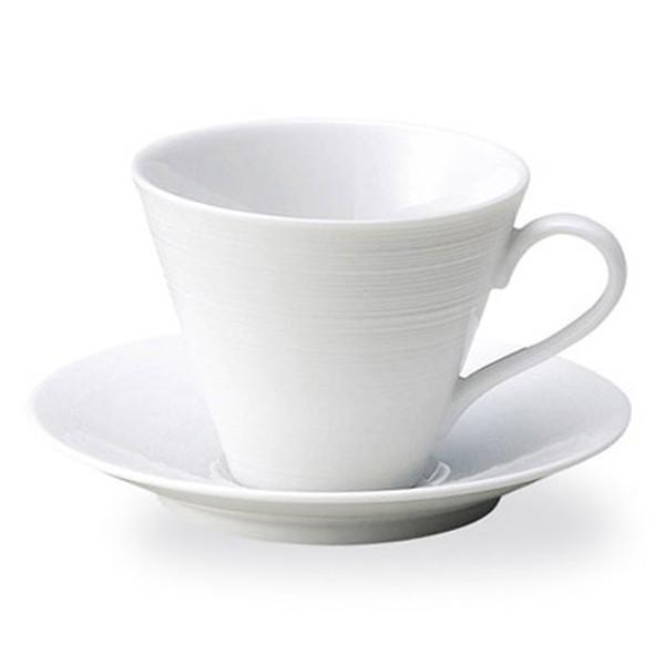 グラシア プレーン 切立コーヒーカップ＆ソーサー 白い食器 cafe カフェ 食器 業務用 日本製