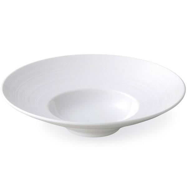 グラシア ビスク風 28cmリム型スープ皿 白い食器 cafe カフェ 食器 業務用 日本製