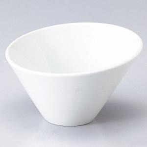 スラント 18cmボール 白い食器 cafe カフェ 食器 業務用 日本製｜tablewareshop
