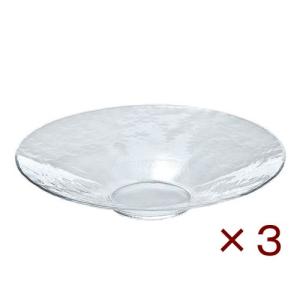 オービット リム付きプレート240(mm) 東洋佐々木ガラス ハンドメイド