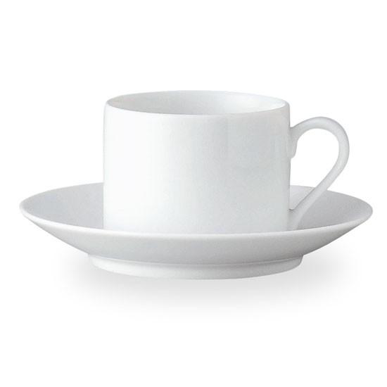 ノーブルホワイト 兼用カップ＆ソーサー 白い食器 cafe カフェ 食器 業務用 日本製