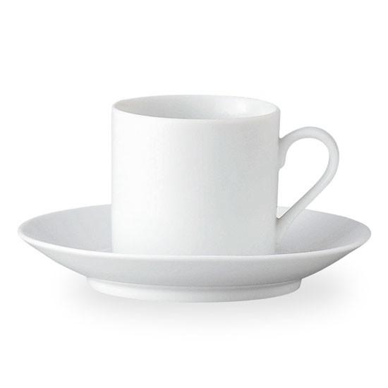 ノーブルホワイト コーヒーカップ＆ソーサー 白い食器 cafe カフェ 食器 業務用 日本製