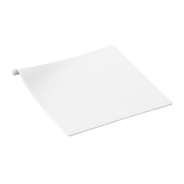 フラット 23cmテゴラ 特白磁 白い食器 cafe カフェ 食器 業務用 日本製