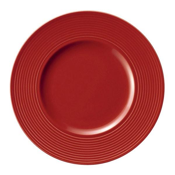 リベラ 27cmディナー皿 Red（赤） cafe カフェ 食器 業務用 日本製