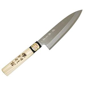 堺源吉 日本製 舟行 包丁 165mm 鋼 木柄 堺の包丁