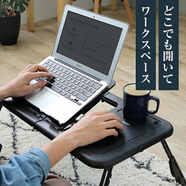 ノートパソコン スタンド 冷却 折りたたみ ファン ノートパソコン クーラー 台 PCデスク ロータ...