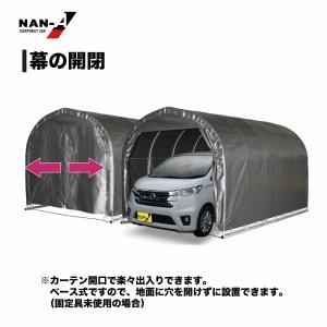 法人送料無料 ナンエイ パイプ車庫 南栄工業 ...の詳細画像1