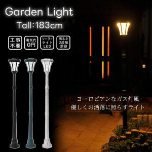 電球色LEDソーラー街灯 TAN-S328 ソーラーledライト 屋外 クリスマス用品 外灯 非常灯 防災 非常電源 停電対策