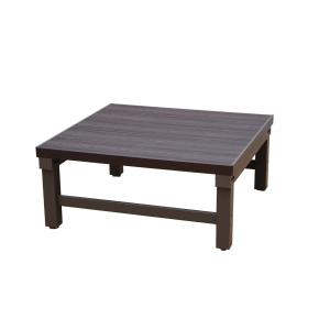 ウッドデッキ 人工木 アルミ 90×90cm 0.25坪 おしゃれ ダークブラウン 腐りにくい 頑丈 樹脂 雨ざらし 長いこと使える WPC ガーデニング 倉出し