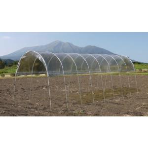 雨よけハウス 2畝用 AM2270 (間口2.2m×奥行7.0m) [南栄工業 ナンエイ