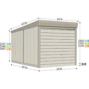 タクボガレージ ベルフォーマ SM-S3465 多雪型 標準屋根 独立型 ※お客様組立品 田窪工業所 車庫 倉庫