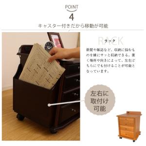 ベッドサイドテーブル おすすめ コンセント付き...の詳細画像4