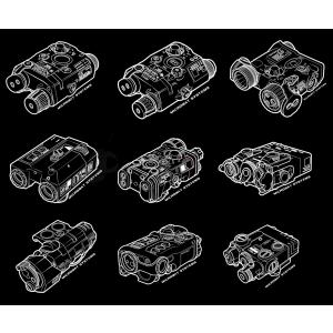 STRIKE INDUSTRIESタイプ SRハンドガード/ 7inch ブラック : MILITAC