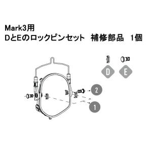 Mark3 MILPro用 ロックピンセット 補修部品 【日本正規販売】｜tac-zombiegear