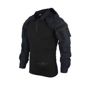 SP2 フード付き カスタム コンバットシャツ / ポリスブルー