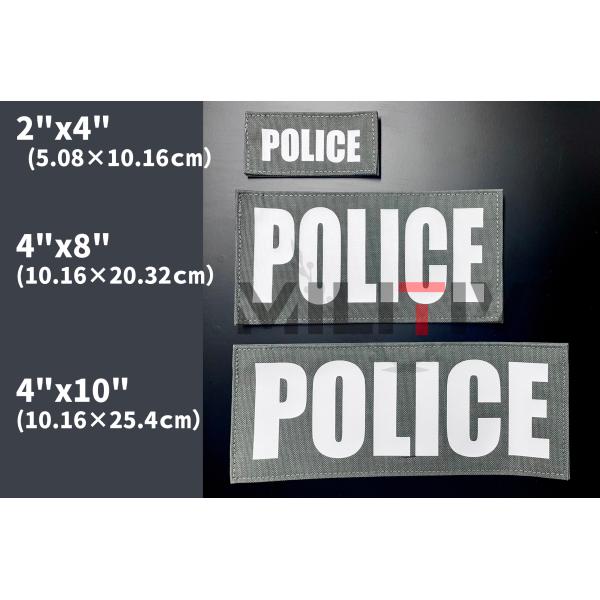 POLICE ID Placard 2" x 4" ワッペン 米国実物 ポリスワッペン 米国法執行機...