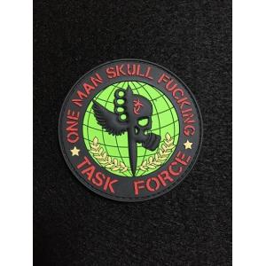 「One Man Skull F**king Task Force」 パッチ / PVC Small...