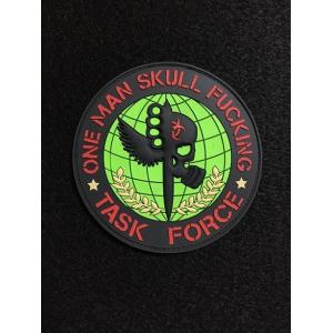 「One Man Skull F**king Task Force」 パッチ / PVC Large...
