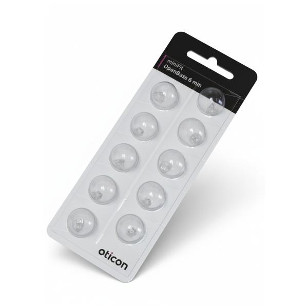 オーティコン/oticon/補聴器用耳栓/ミニフィット オープンベースドーム/直径6mm/More・...