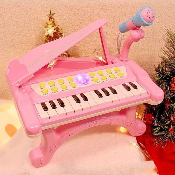 音楽玩具 楽器玩具 子ども用 電子 ミニ ピアノ 子供 おもちゃ 音楽 キーボード 玩具 多機能楽器...