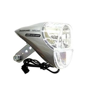 自転車用品 LEDオートライト ハブダイナモ2端子用 NRS300 グレー