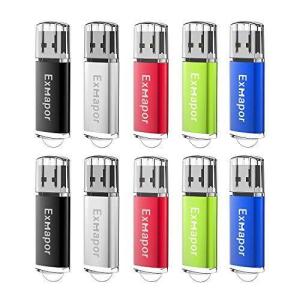10個 8GB USBメモリ・フラッシュドライブ Exmapor USB