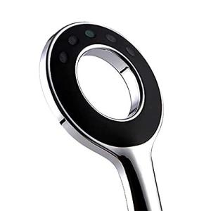 AYITAYI 最新版 シャワーヘッド 節水 低水圧 温度表示 増圧 軽量 水漏れ防止 取り付け簡単 国際汎用基準G1/2 親子シャワー用 お風呂用