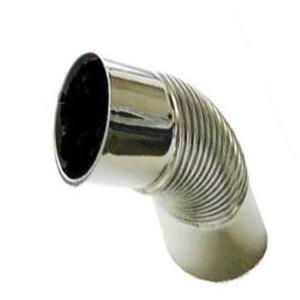 黒耐熱 ステンレス 煙突用 二つ割 φ120mm用 厚み0.8mm ［二つ割バンド