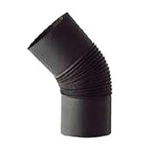 【未使用】 120mm ステンレス製黒耐熱煙突セット T曲 エビ曲 二つ割バンド 黒耐熱 ステンレス 煙突用 二つ割 φ120mm用 厚み0.8mm ［二つ割バンド