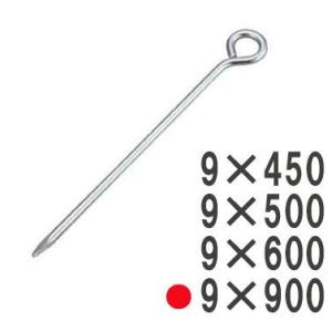 個人宅配送不可 (10本セット) 丸型異形ロープ止め D13×1800mm 個人宅配送不可 (10本セット) 丸型異形ロープ止め D13×1800mm