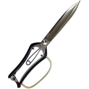 ドウカン DK-678 鍛造 片手葉刈鋏 ガード付 両刃型 280mm 片手刈込鋏