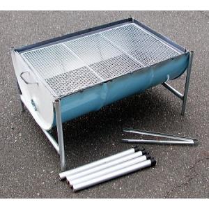 日本製 ドラム缶バーベキューコンロ Bセット ...の詳細画像2