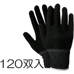 (1ケース120双入) BD-408 黒 ポリエステル下ばき手袋 (サイズ選択 S/M/L)｜tackey