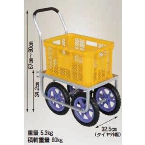 ハラックス 愛菜号 CH-500-12 (ノーパンクタイヤ TR-12N装備) コンテナ1個用 12...