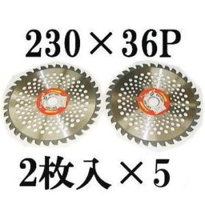 ツムラ (10枚セット特価) 津村鋼業 チップソー F型ハイパー 草刈刃