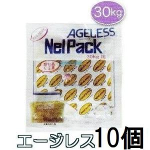 (徳用10袋セット) 一色本店 ネルパック専用 エージレス 30kg用 1袋 脱酸素剤 (ネコポス)...