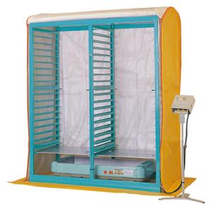 2026年1月末頃予定 (個人宅配送不可) 複合蒸気式育苗器 KBS-72HN 組立式 (棚方式72...