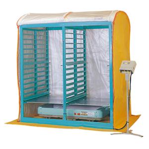 2026年1月末頃予定 (個人宅配送不可) 複合蒸気式育苗器 KBS-84HN 組立式 (棚方式84...