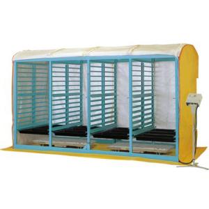 2026年1月末頃予定 (個人宅配送不可) 電熱式育苗器 KBS-126LCBB 組立式 (棚方式1...