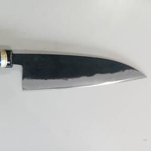 特選国産品 黒打ち包丁 船行 165mm 三徳...の詳細画像2