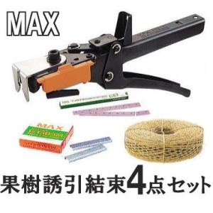 マックス (おとく4点セット) MAX 楽らくテープナー HT-R45C 光