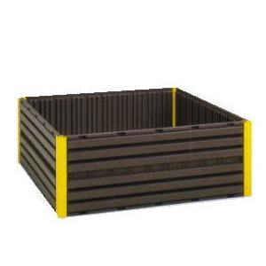樹脂製 堆肥枠 AC-1200 1200mm×1200mm×高さ488mm コダマ樹脂工業 (法人個人選択)　yuas