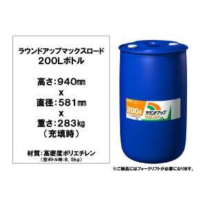 ラウンドアップマックスロード 200L 除草剤...の詳細画像3