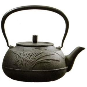 (正規品 特選国産品) 南部鉄器 鉄瓶 水仙丸ツル 1.6L H-229 100V・200V IH対...